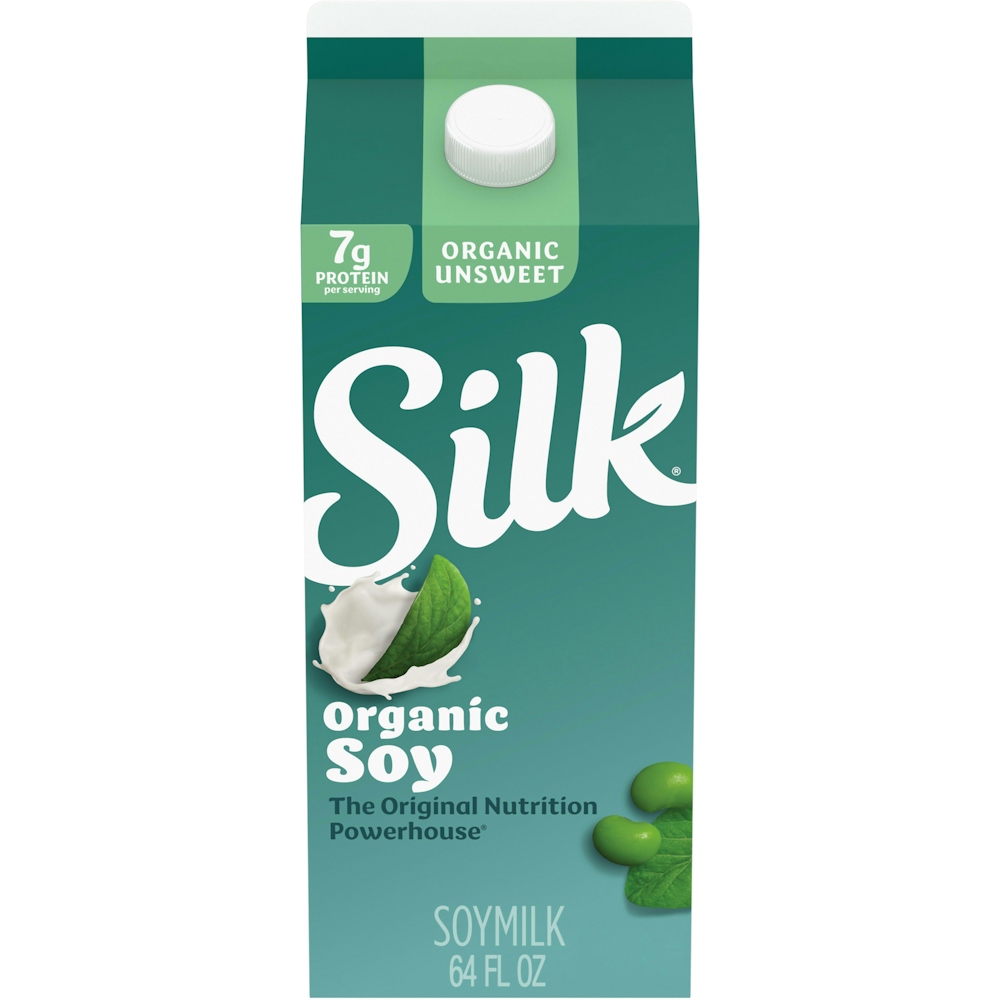 Photo of Silk Organic Soy Unsweet Soymilk, 64 Fl Oz