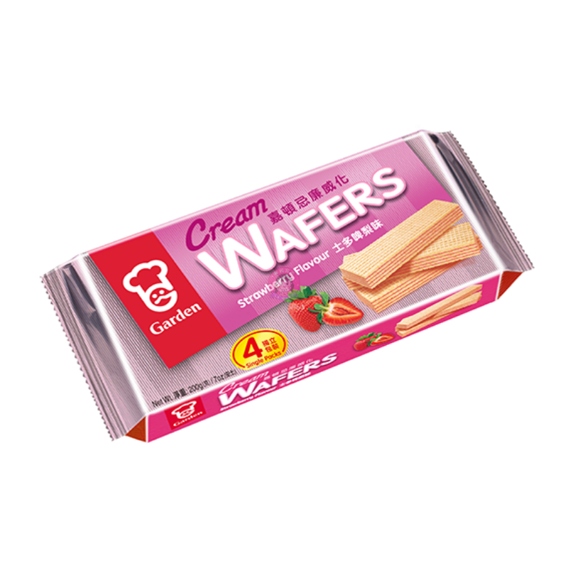Cream Wafers, Strawberry