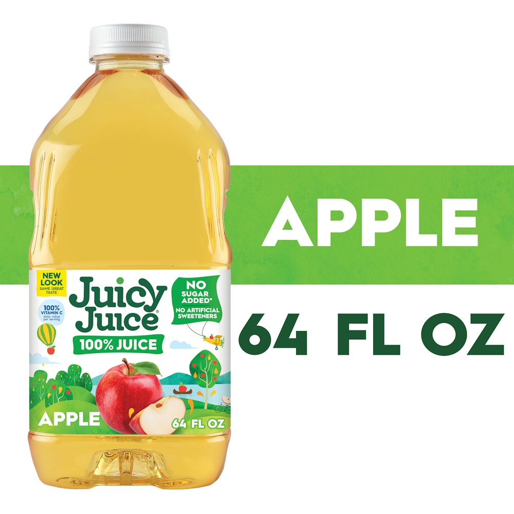 Photo of Juicy Juice Apple 100% - 64 Fl Oz Bottle