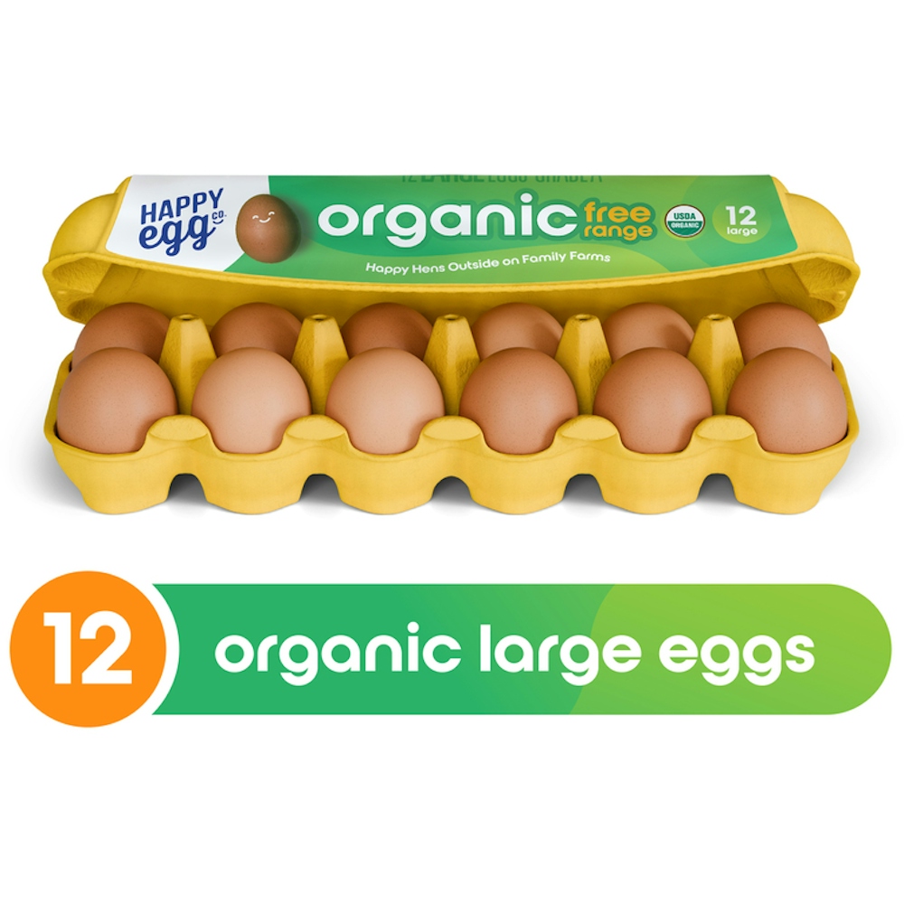 Photo of Happy Egg Co. Organic Free Range Large Brown Grade A Eggs