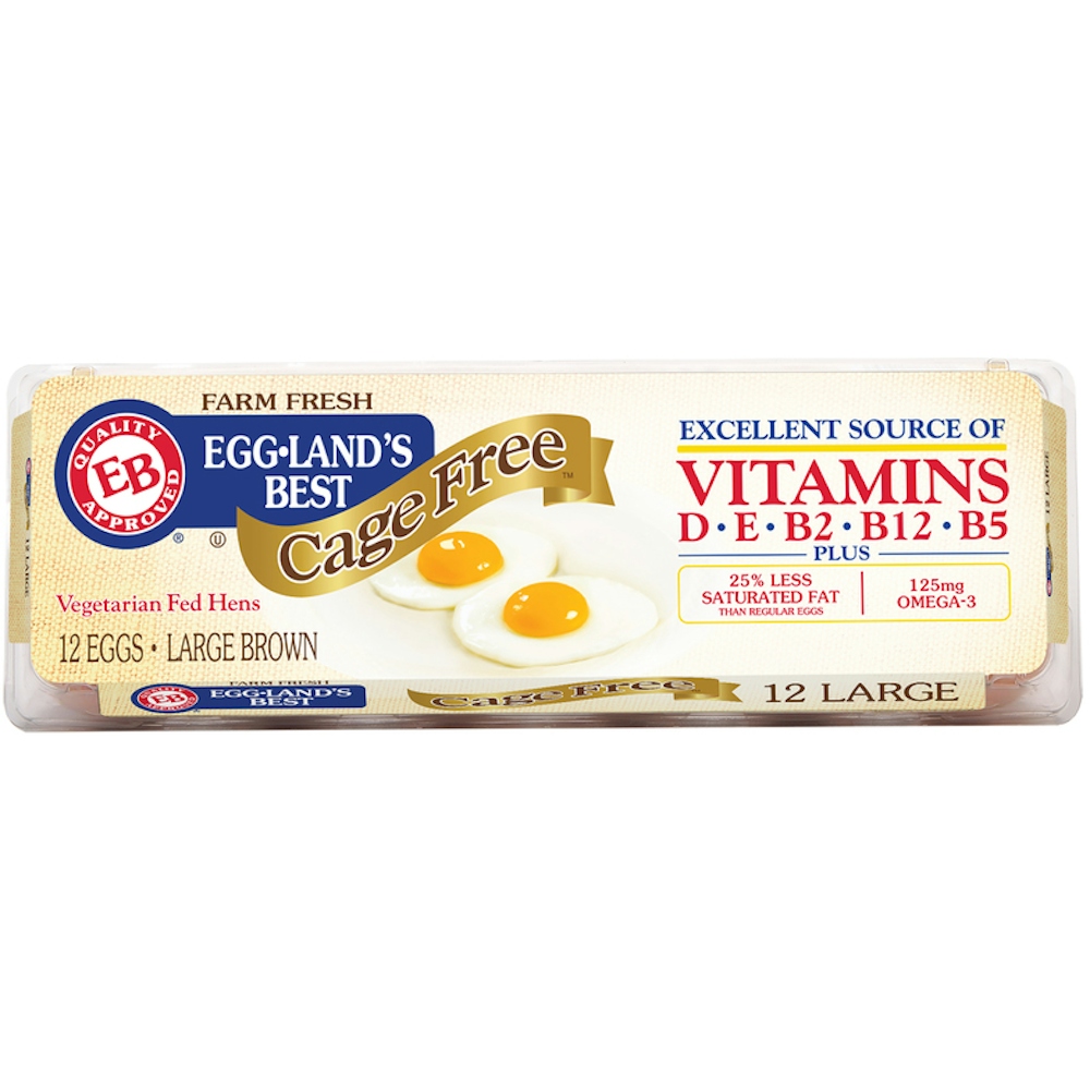 Eggland's Best Cage Free Grade A Large Brown Eggs — UPC