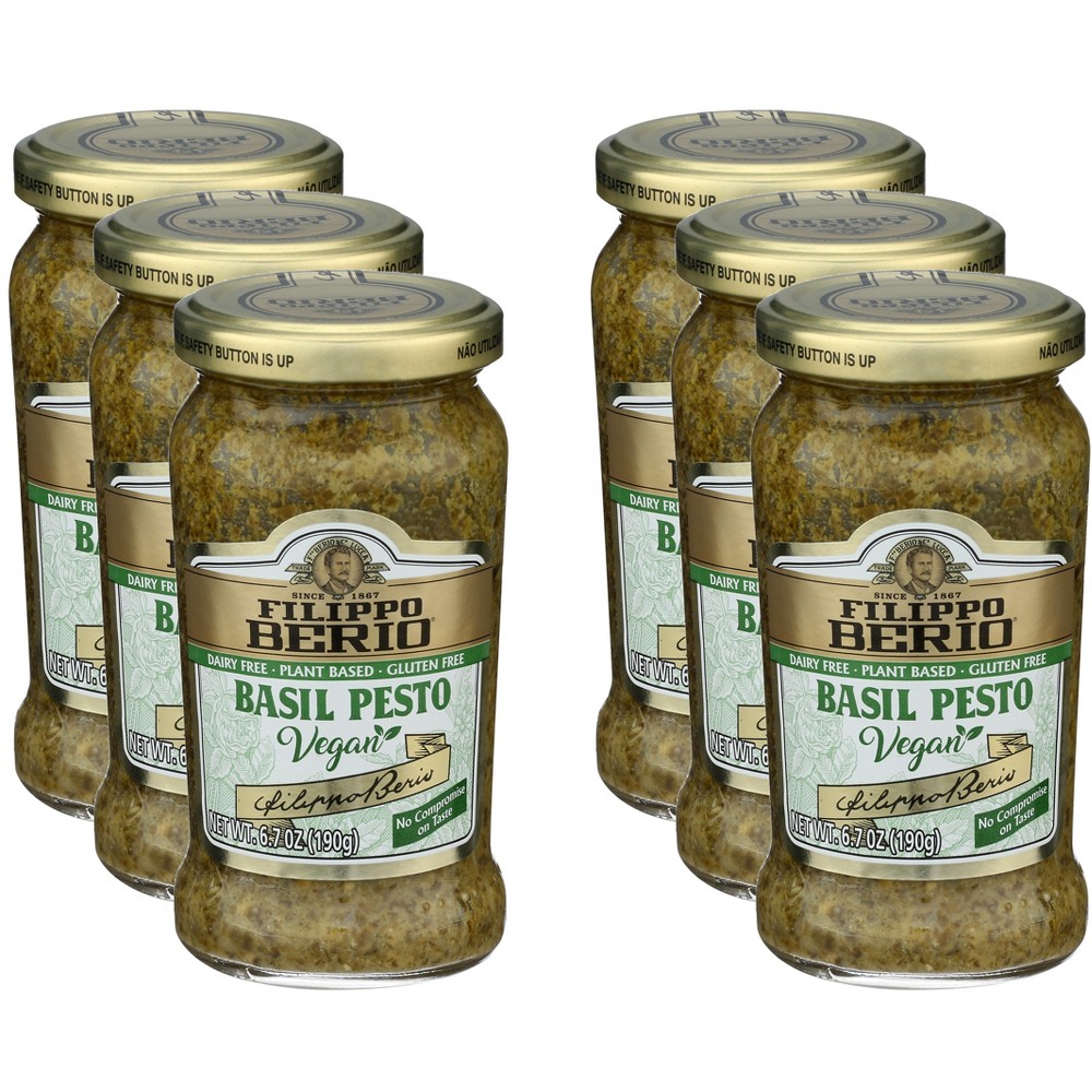 Photo of Filippo Berio Vegan Basil Pesto - Case Of 6 - 6.7 Oz