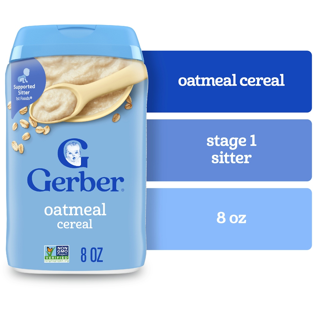 Oatmeal Single Grain Cereal (Supported Sitter)