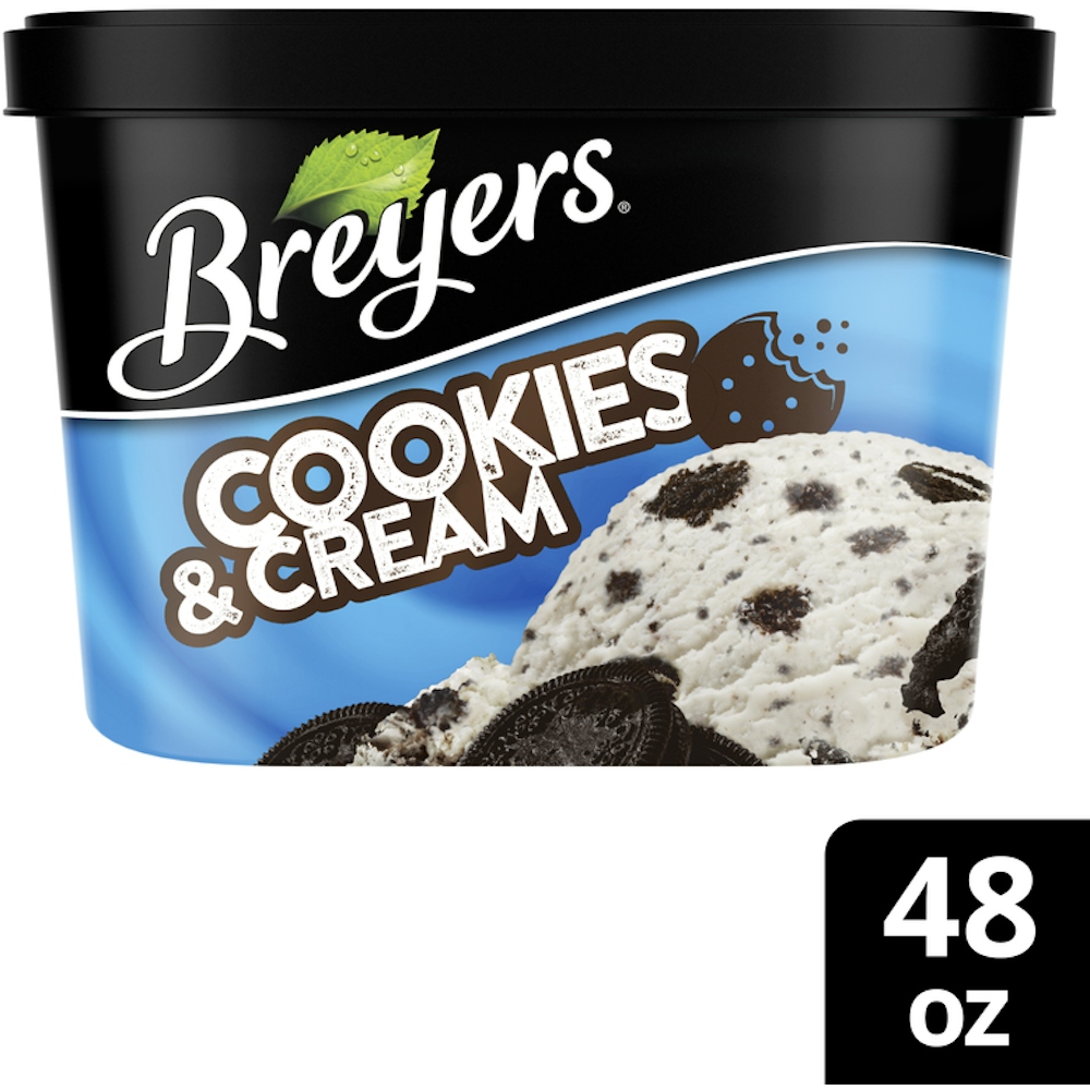 Oreo Cookies & Cream Vanilla with Oreo Cookie Pieces Frozen Dairy Dessert, Oreo Cookies & Cream