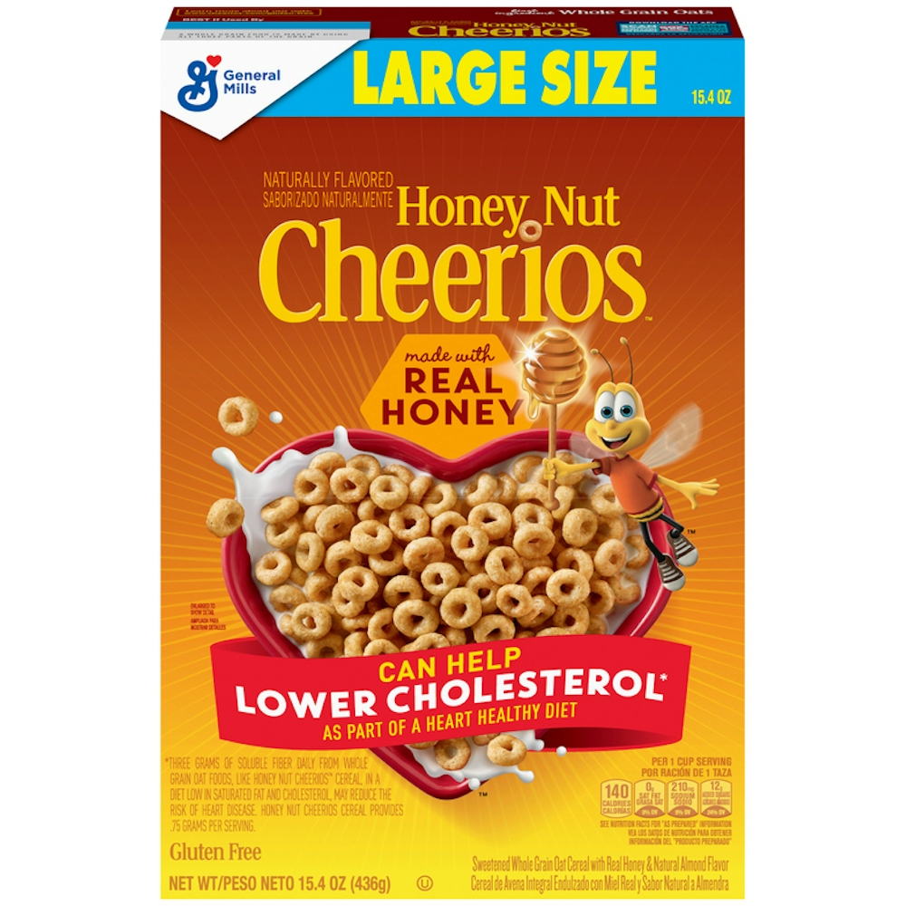 Photo of Cheerios General Mills Honey Nut Cereal Large Size, 15.4 Ounce