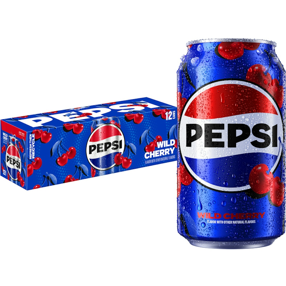 Photo of Pepsi Cola Wild Cherry Soda Cans