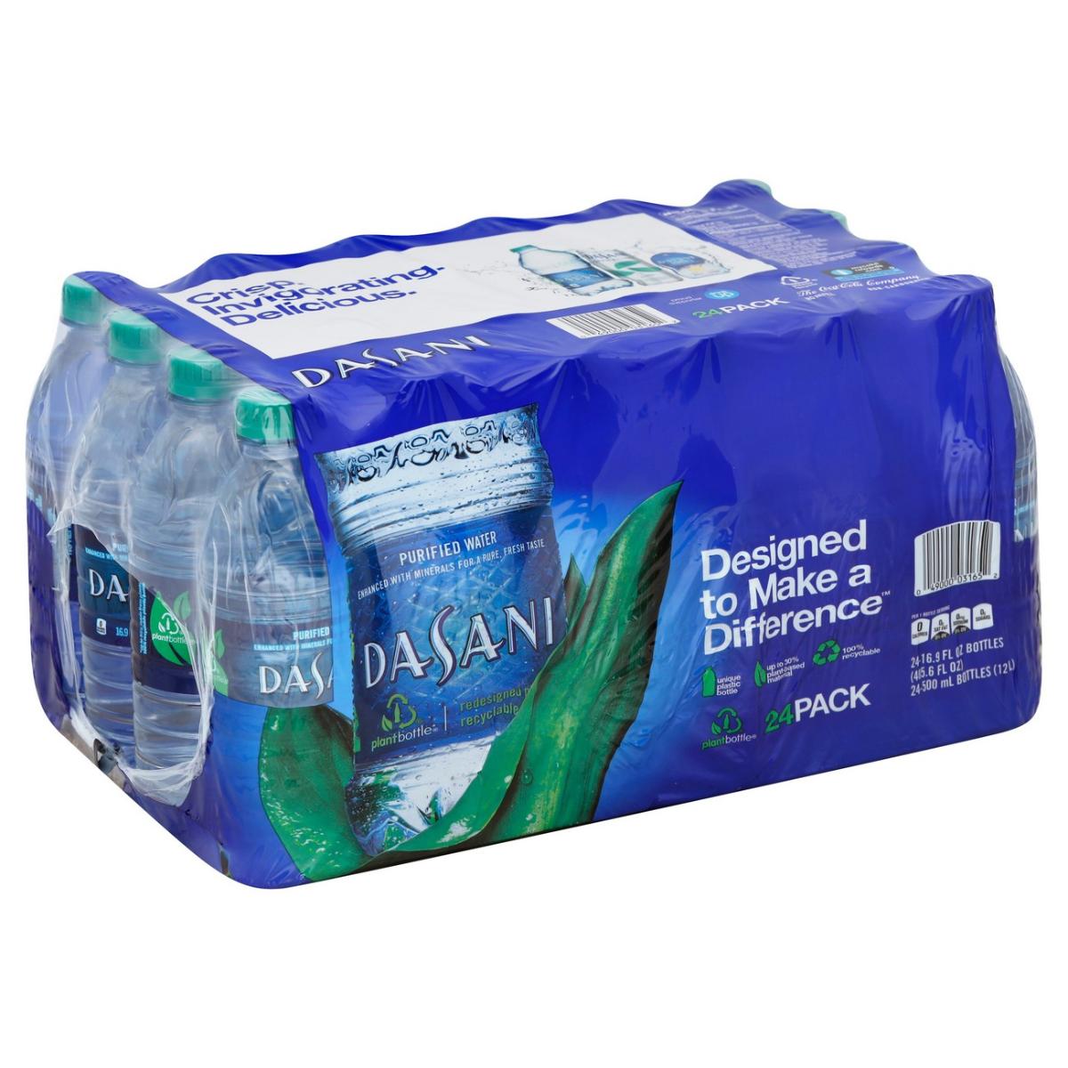 Photo of Dasani Purified Water - 24 Pack Bottles 405.60 Fl Oz