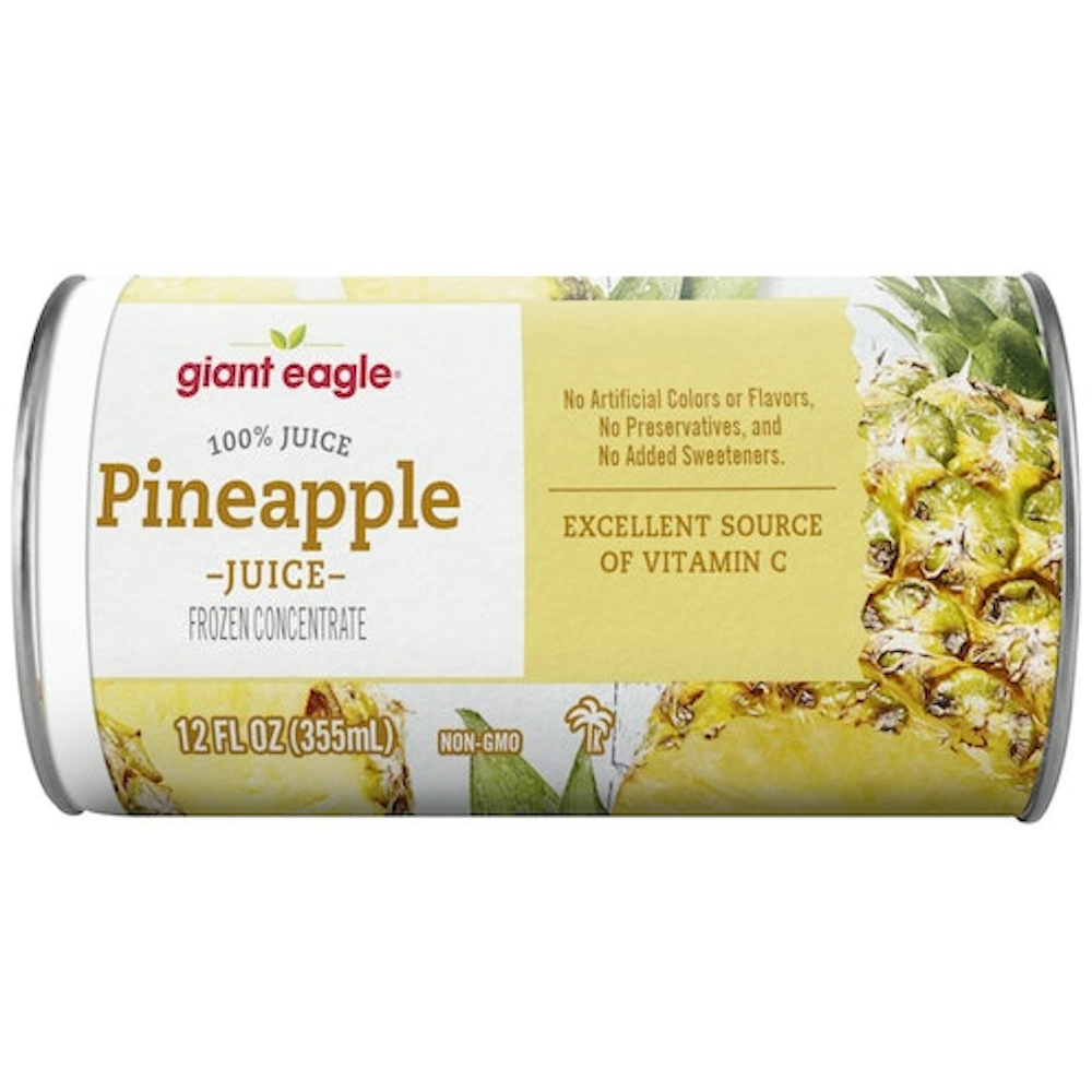 100% Pineapple Juice Frozen Concentrate, Pineapple