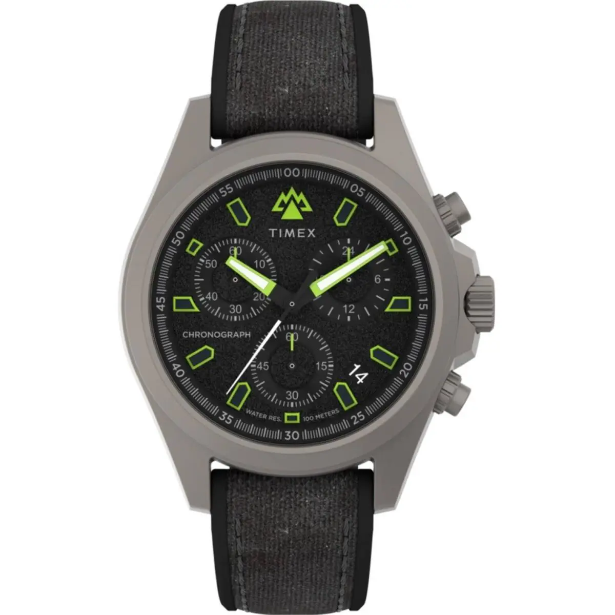 Timex Men`s Watch Expedition Field Chronograph Black Fabric Strap TW2V96300JR