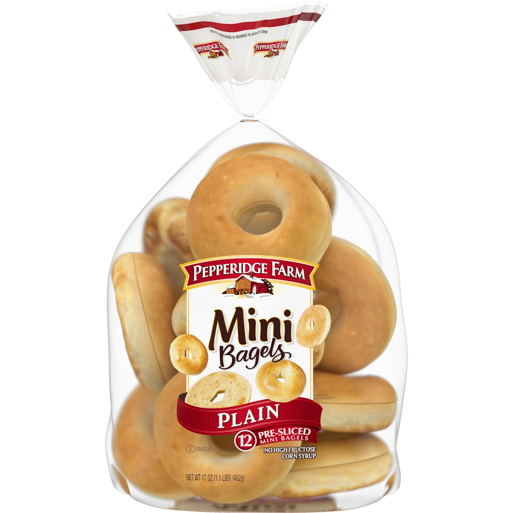 Photo of Pepperidge Farm Plain Mini Bagels - 17oz/12pk