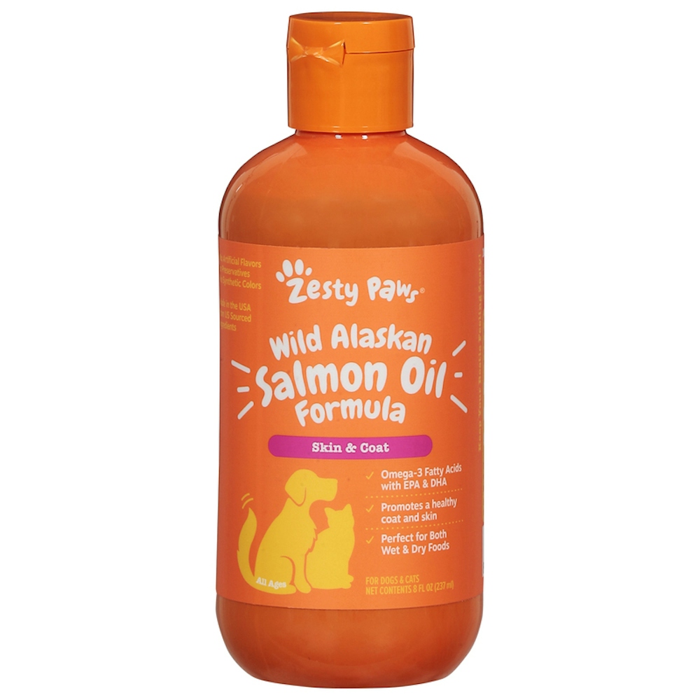 Zesty Paws Salmon Oil Formula, Wild Alaskan, Skin & Coat