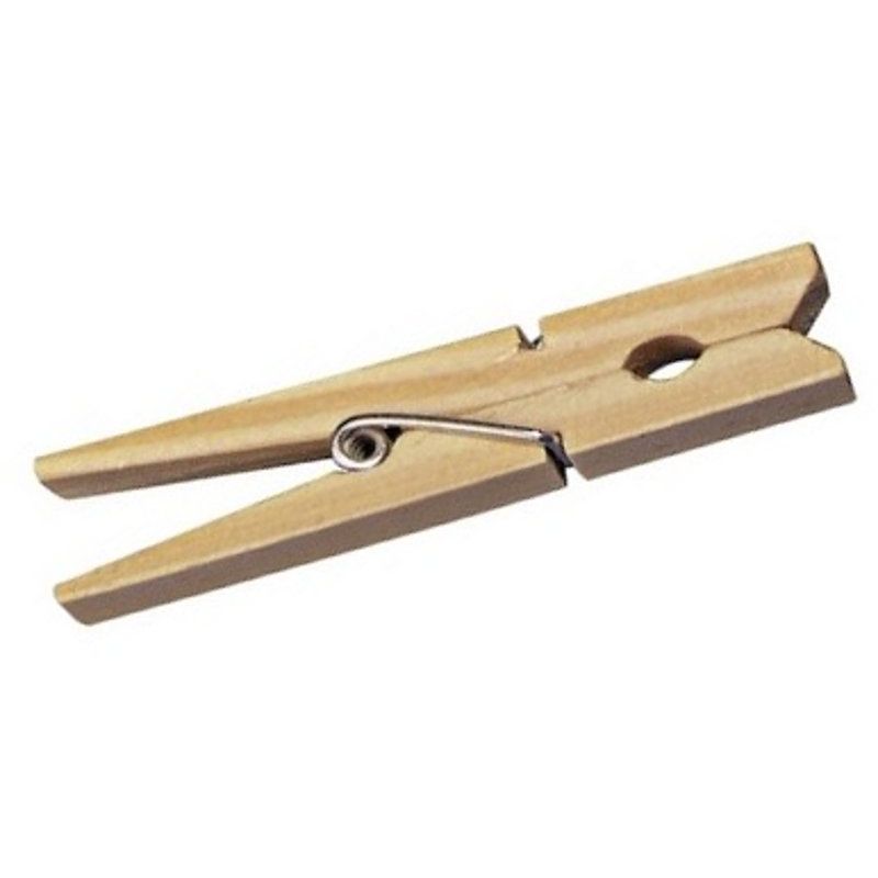 PINZAS ROPA MADERA UNIC 24 UN