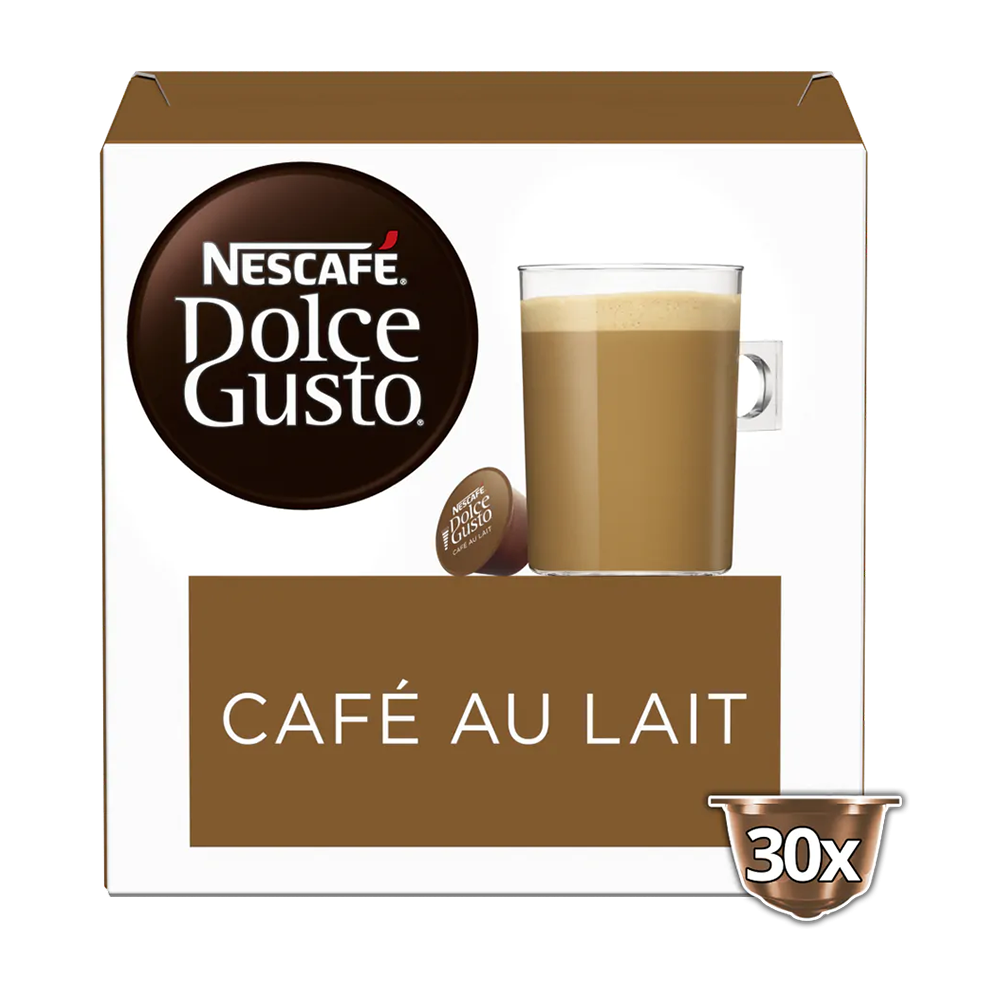 DOLCE GUSTO CAFE CON LECHE 30 CAP.300GR