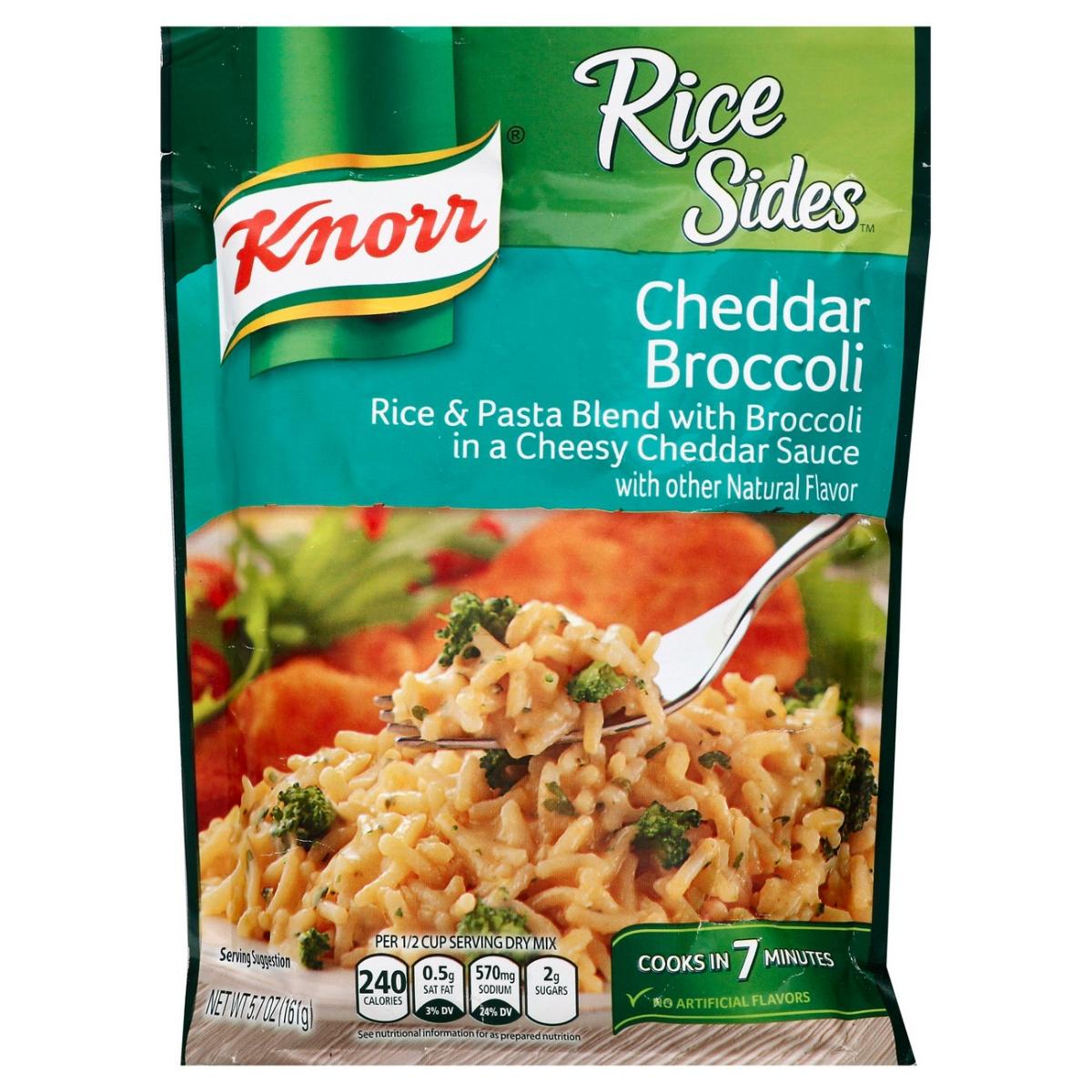 Photo of Knorr Rice Sides For Cheddar Broccoli, 5.7 Ounce