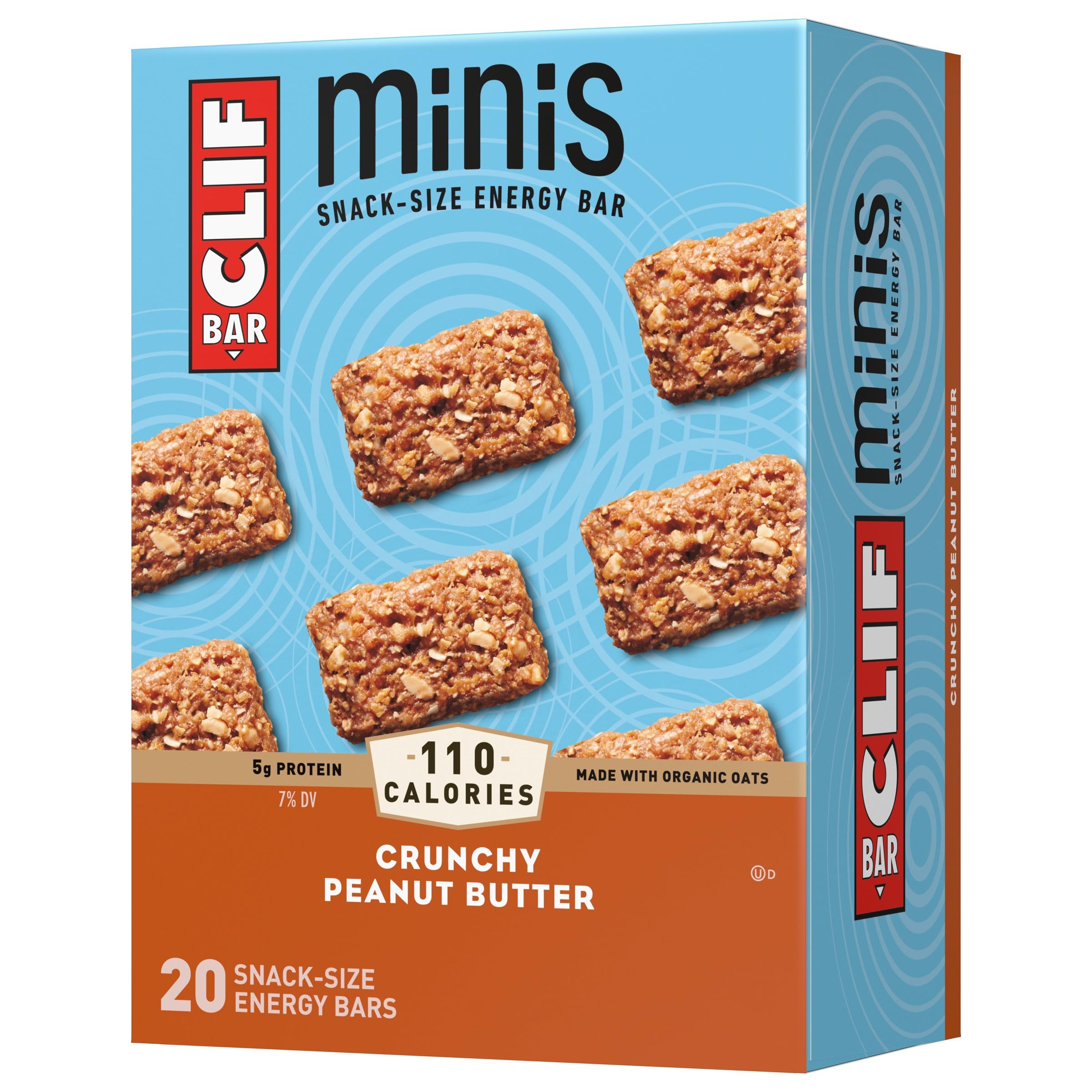 Clif Bar Crunchy Peanut Butter Minis Snack Size Energy Bars