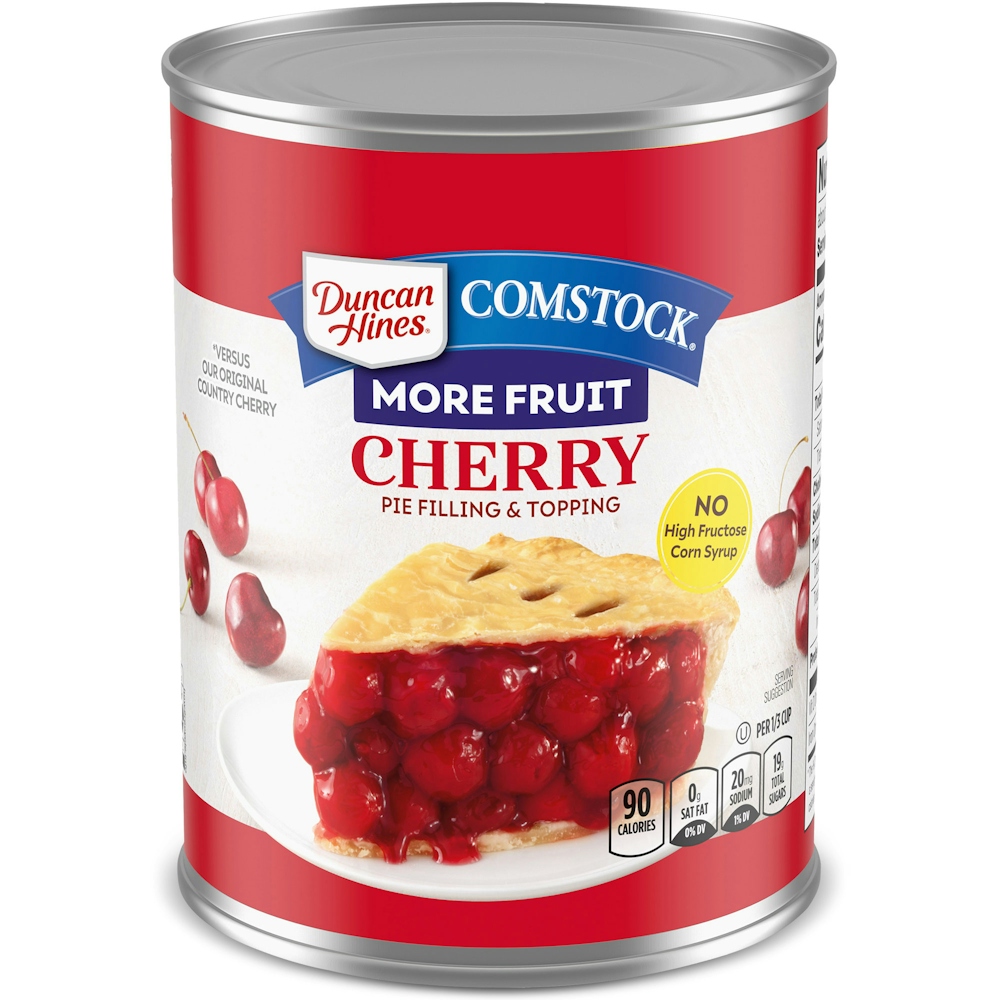 Photo of Duncan Hines Comstock More Fruit Cherry Pie Filling & Topping