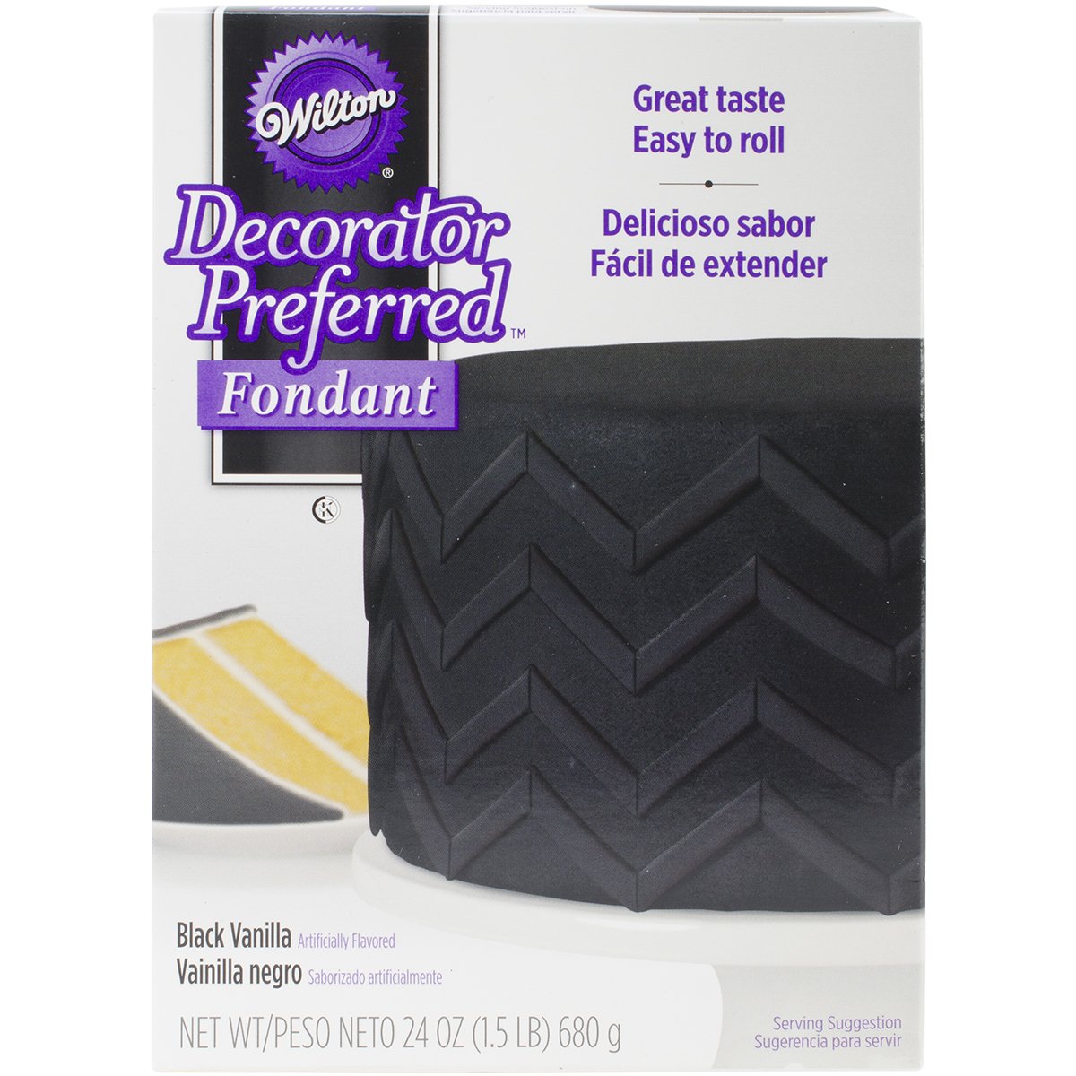 Decorator Preferred Fondant, Black Vanilla