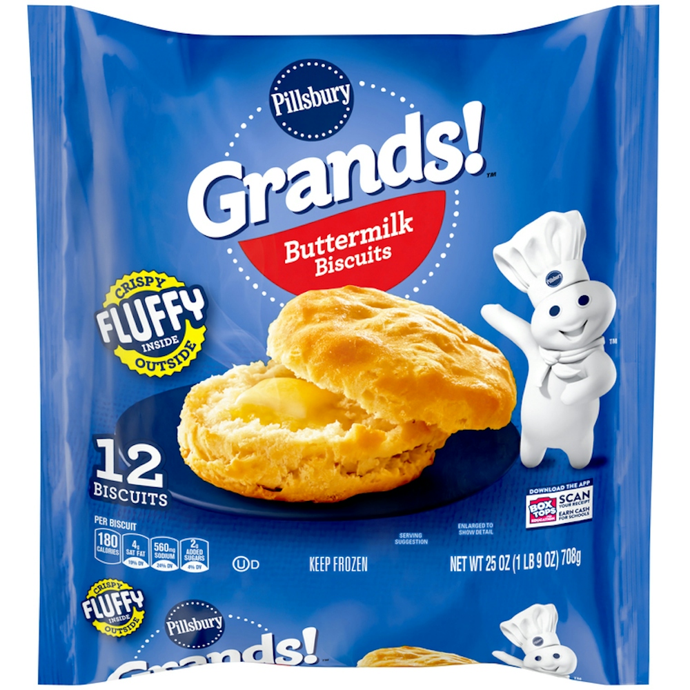 Photo of Pillsbury Grands! Buttermilk Breakfast Biscuits Frozen Dough, 12 Ct