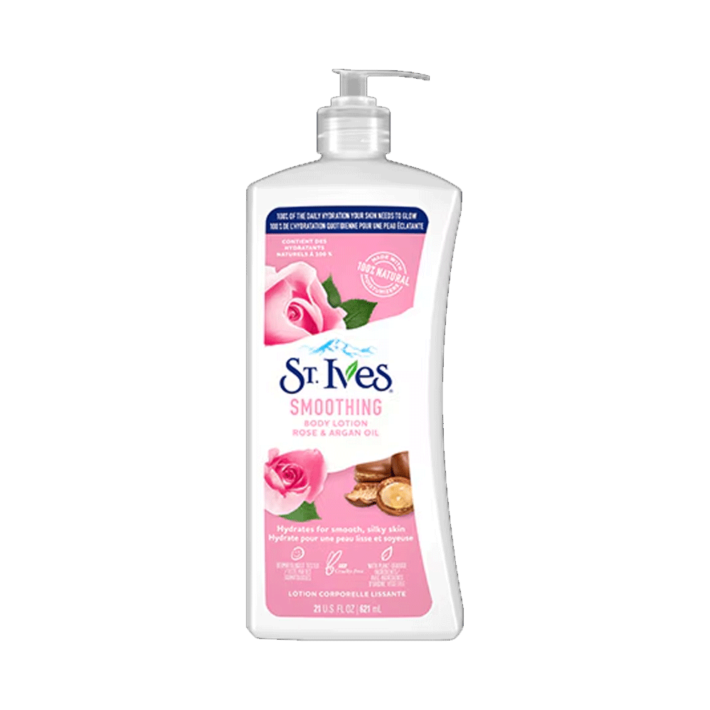 St. Ives Rose & Argan Oil Smoothing Body Lotion 621ml