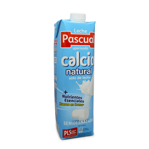 LECHE PASCUAL MOVIT CALCIO SEMI BRIK 1L