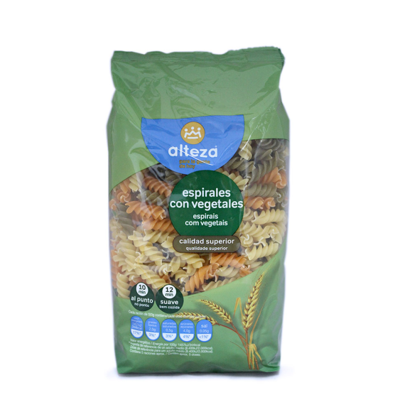 ESPIRALES VEGETALES ALTEZA 500 GR