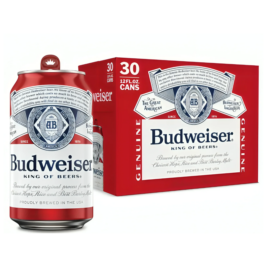 Photo of Budweiser American Lager Beer 30 Pack, 12 Fl Oz Cans