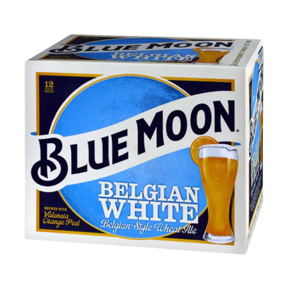 Photo of Blue Moon Belgian White Wheat Ale Beer 5.4% Abv Bottles