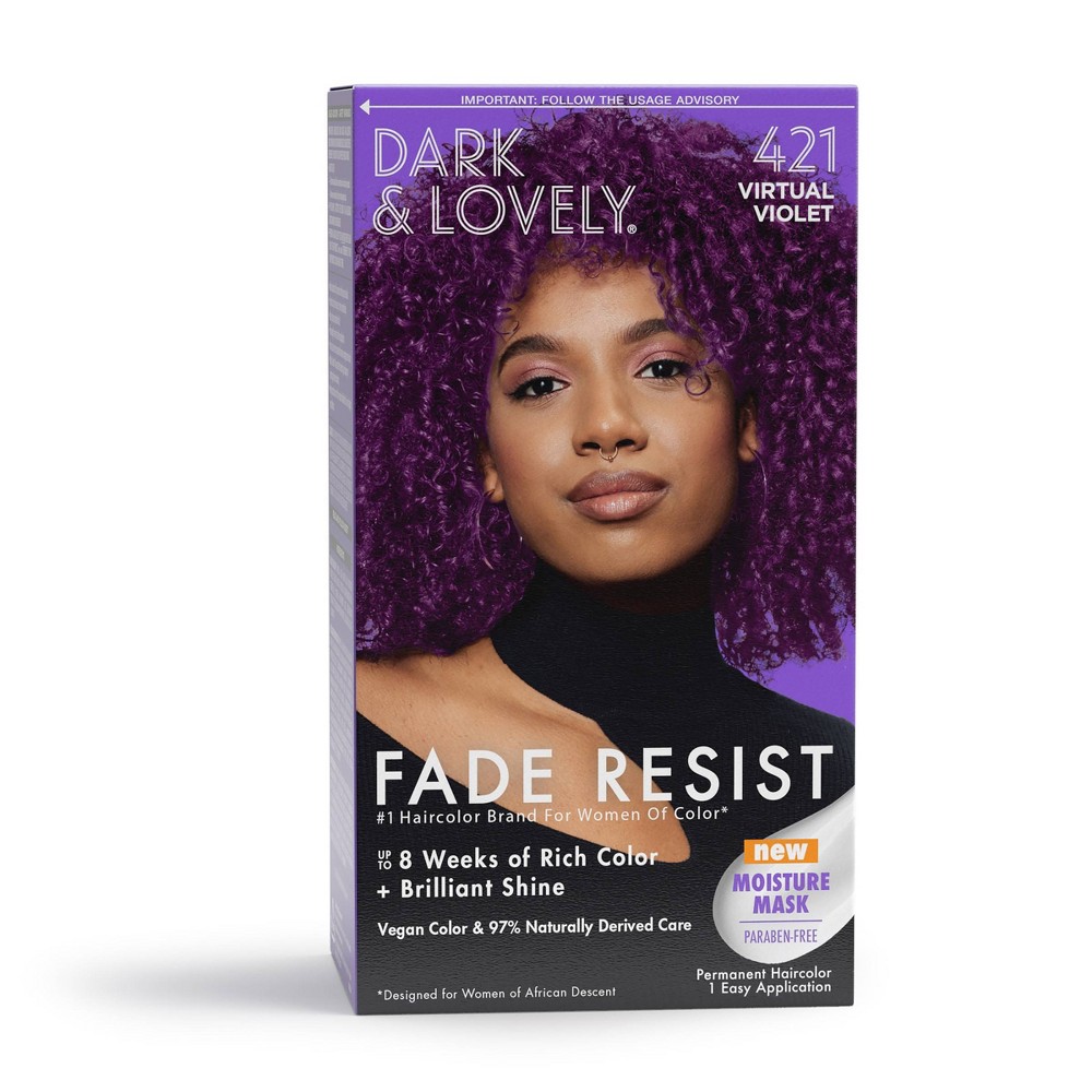 Photo of Fade Resist Dark And Lovely Rich Conditioning Hair Color - 421 Viral Violet