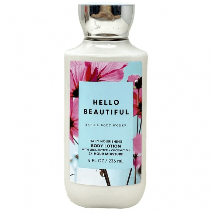 Generic Bath & Body Works Hello Beautiful Nourishing Body Lotion 236ml