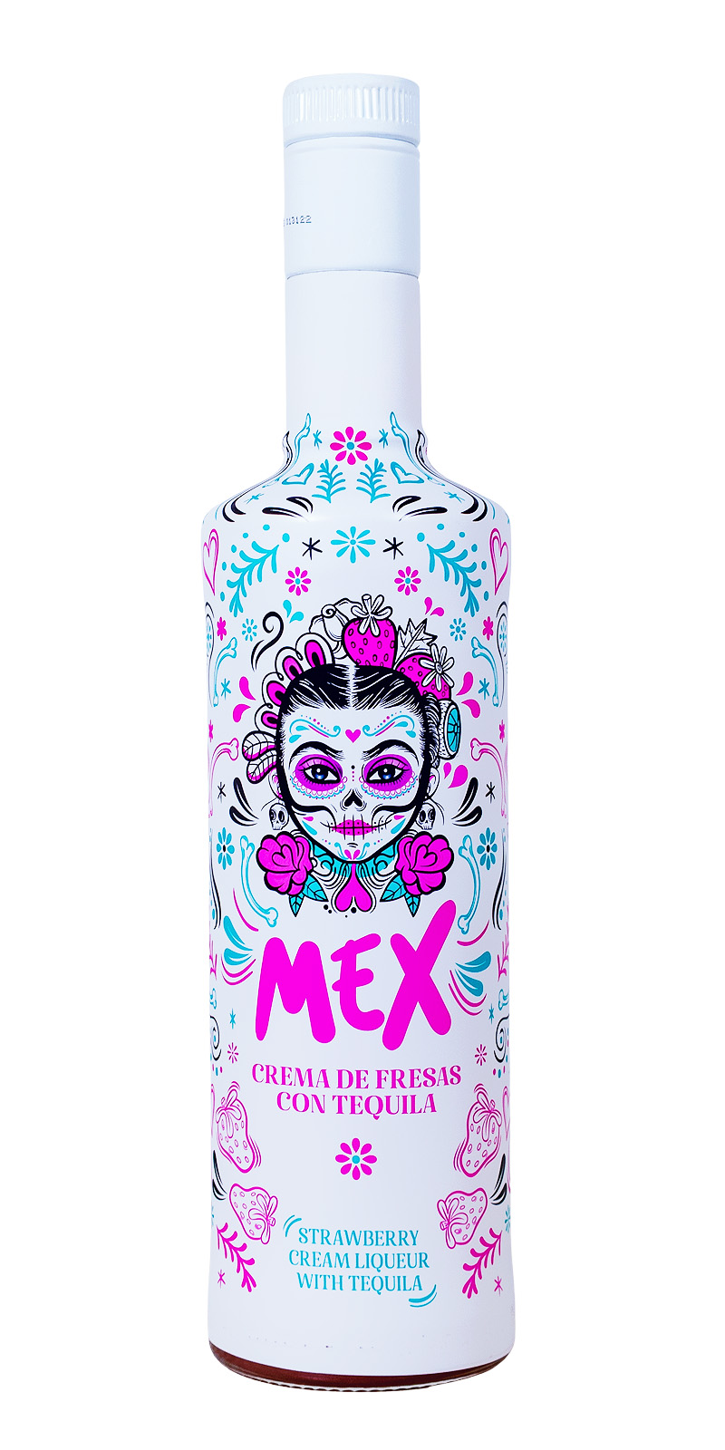 CREMA FRESAS CON TEQUILA MEX 70 CL.