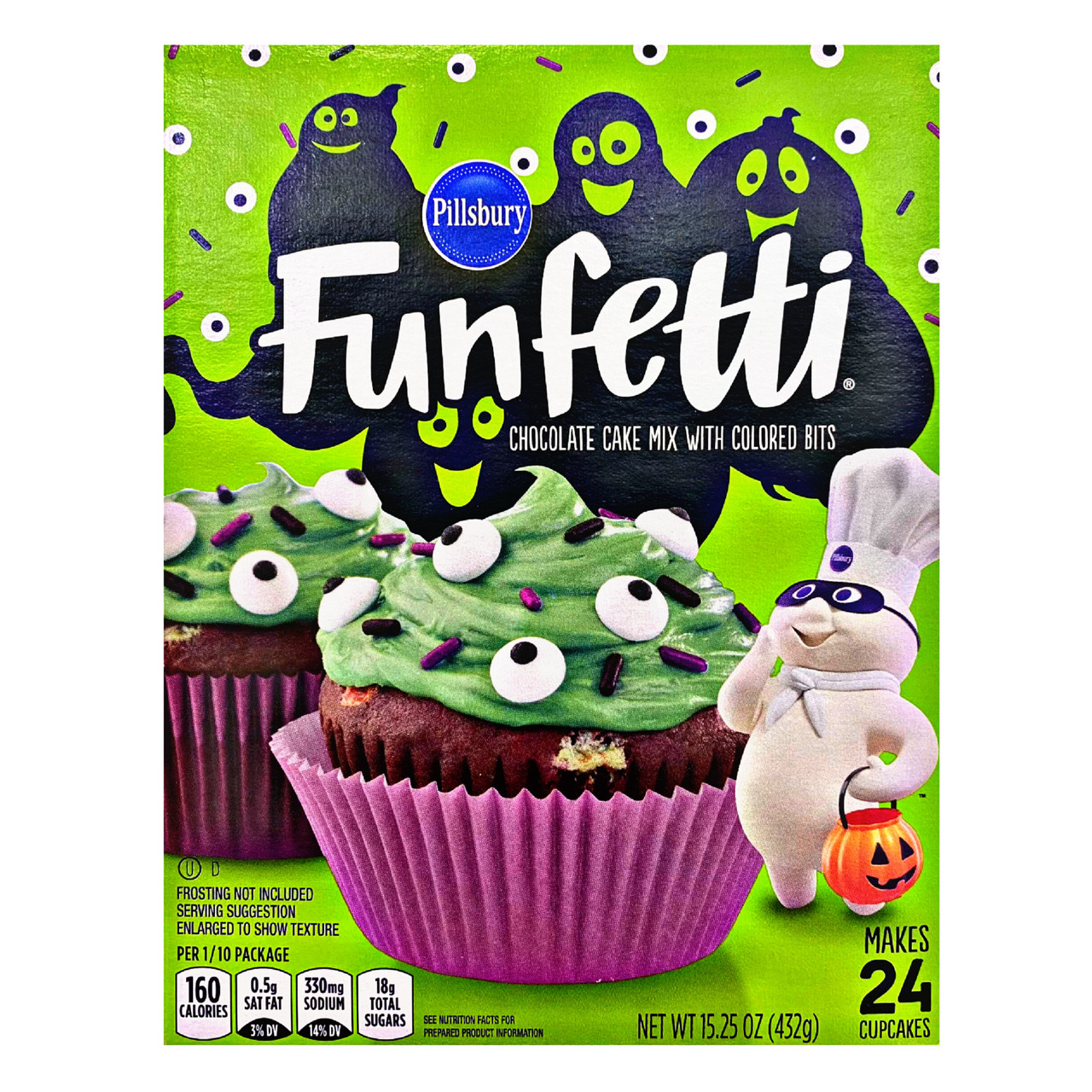 Photo of Pillsbury Funfetti Slime Chocolate Cake Mix With Colored Bits