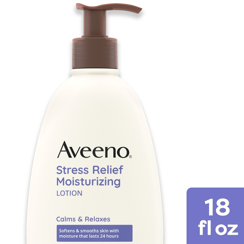 Aveeno Stress Relief Moisturizing Lotion - Lavender Scent, 2.5 Oz