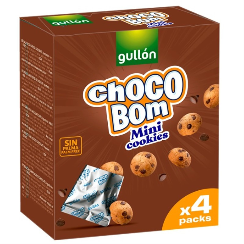 CHOCOBOM MINI COOKIES GULLON 4X40GR