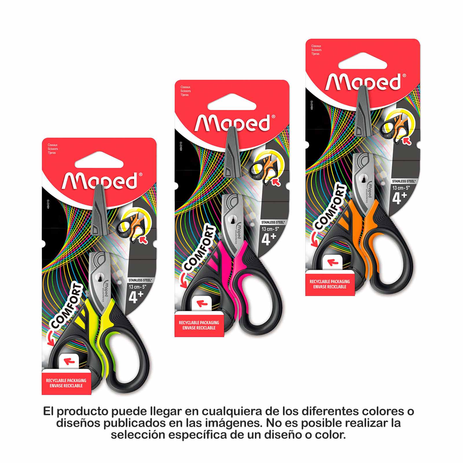 Photo of Maped Ciseaux Sensoft Fluo