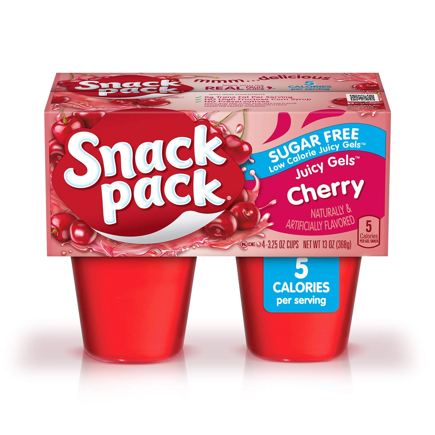 Cherry Sugar Free Low Calorie Juicy Gels, Cherry