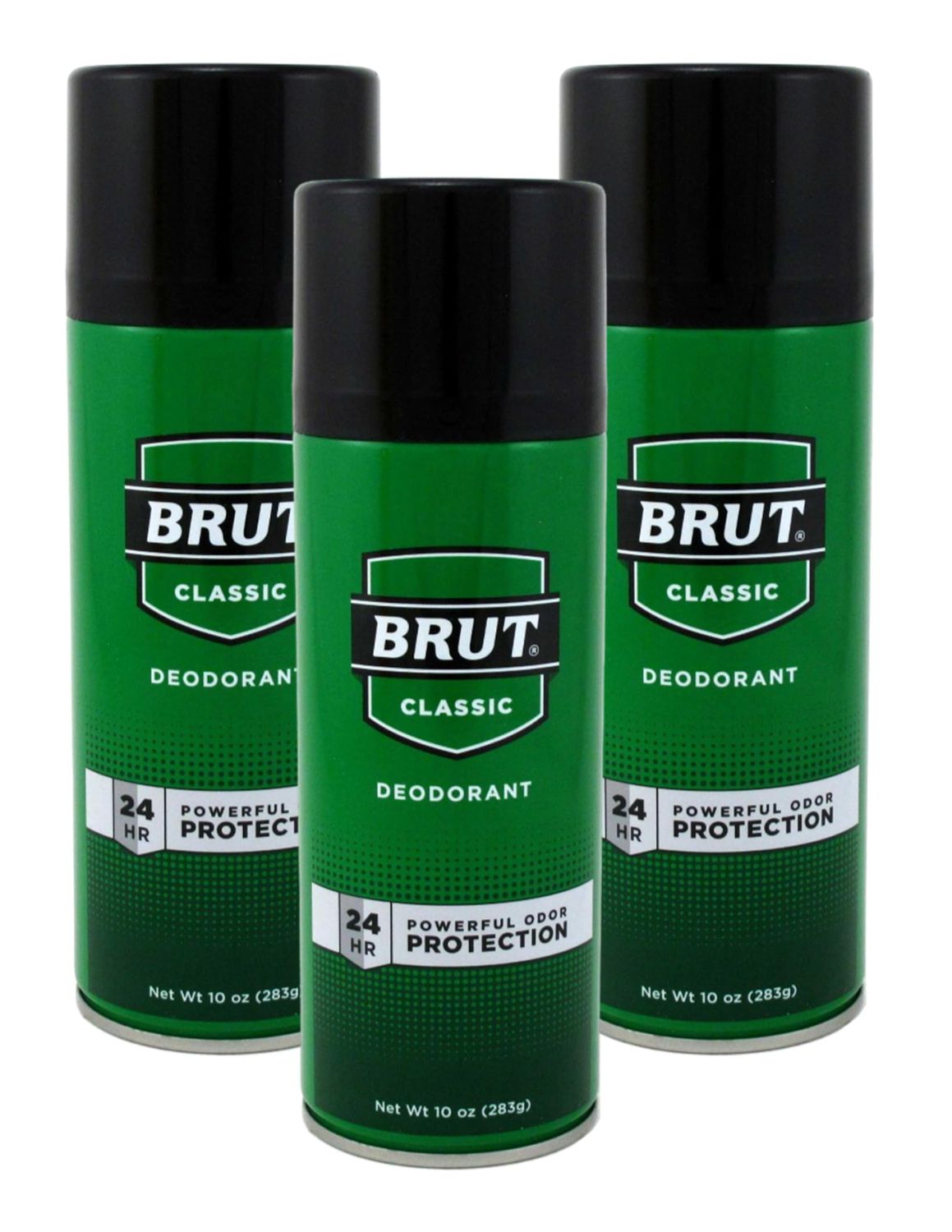 Brut 24 Hour Protection Deodorant Spray Classic Scent, 10 Oz