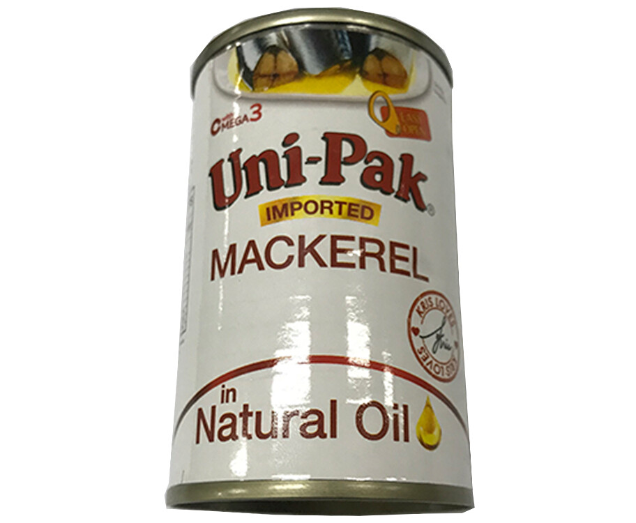 Unipak Mackerel In Natural Oil 155gm
