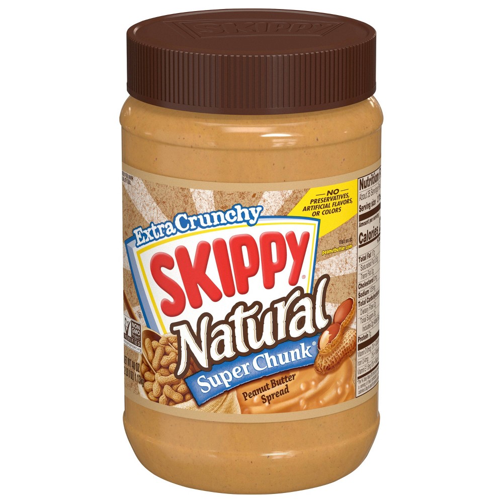 Extra Crunchy Natural Peanut Butter Spread, Extra Crunchy