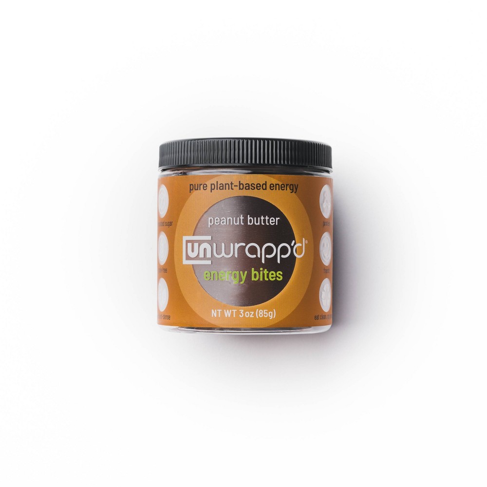 Peanut Butter Pure Plant-Based Energy Bites, Peanut Butter