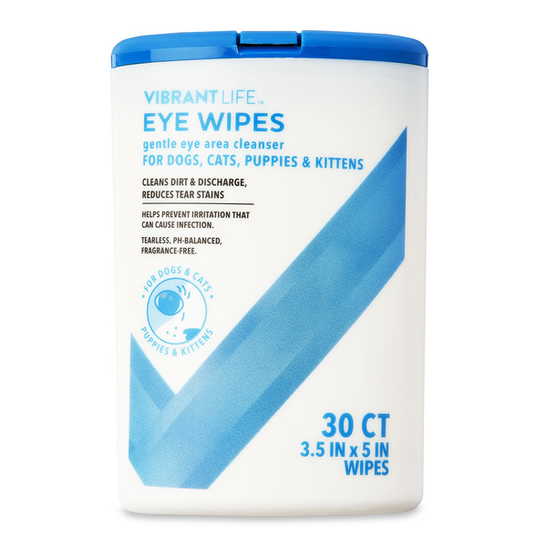 Vibrant Life Eye Wipes For Cats & Dogs