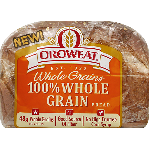 100% Whole Grain Whole Grains Bread, 100% Whole Grain
