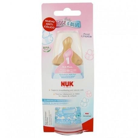 BIBERO LATEX T.1 M BLAU 150ML NUK