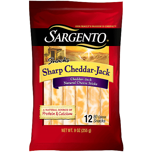 Photo of Sargento Snacks Sharp Cheddar Jack Cheese Sticks 9 Oz