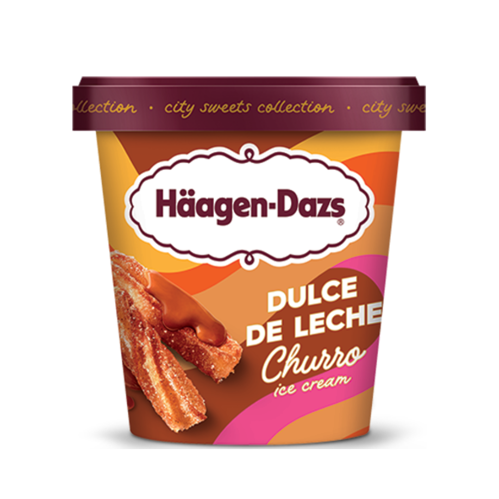 Photo of Haagen-Dazs Ice Cream, Dulce De Leche Churro 14 Fl Oz