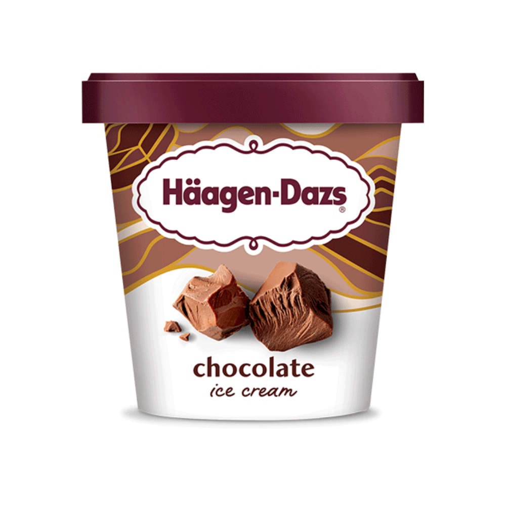 Haagen-Dazs Chocolate Ice Cream - 14 Fl Oz — UPC 74570014002 — Go-UPC