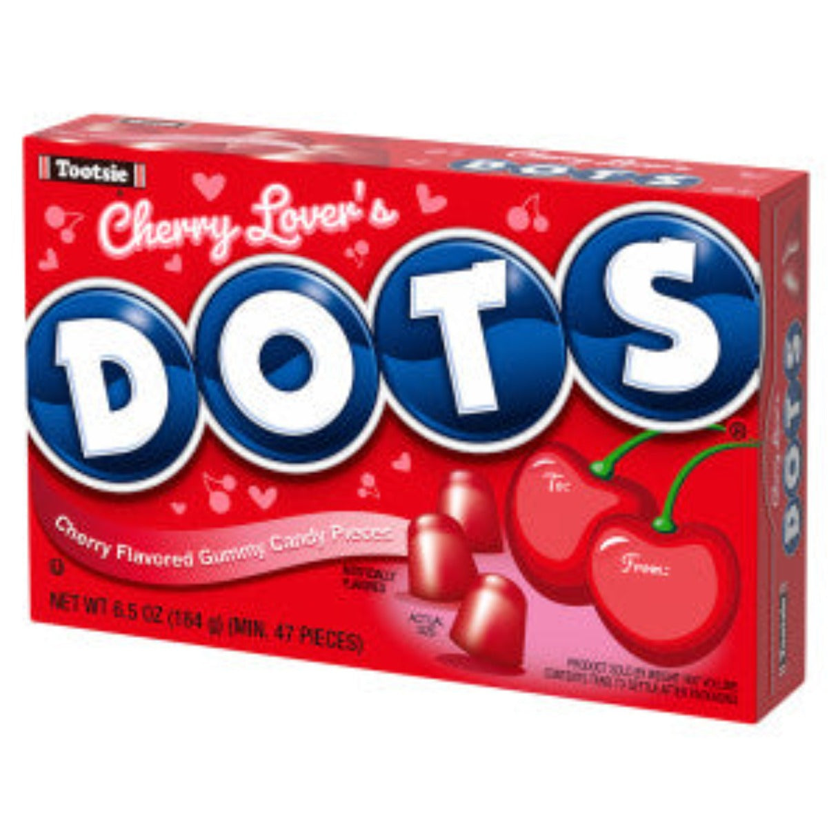 Tootsie, Dots, Valentine Gumdrops, Cherry, Vanilla, Passion Fruit, Cherry, Vanilla, Passion Fruit