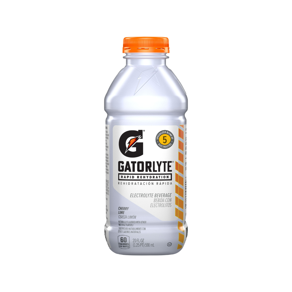 Photo of Gatorlyte Gatorade Electrolyte Beverage, Rapid Rehydration, Cherry Lime 20 Fl Oz