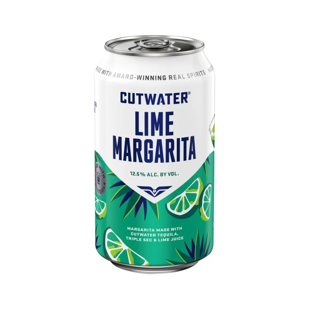 Photo of Cutwater Lime Tequila Margarita Cocktail - 4pk/355ml Cans