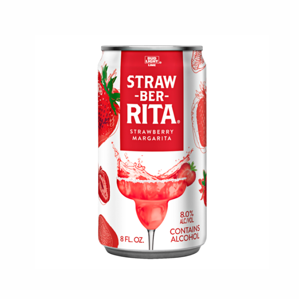 Photo of Rita's Straw-Ber-Rita Sparkling Margarita - 25 Fl Oz Can