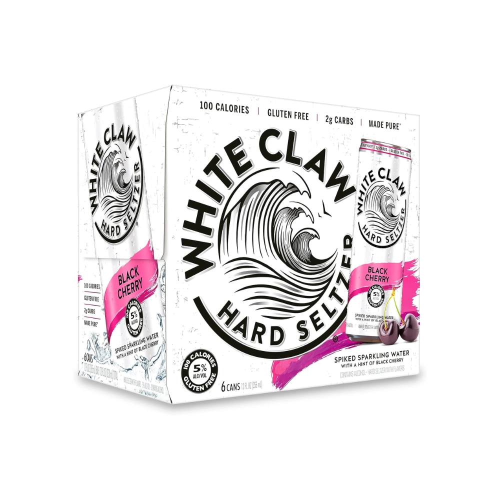 Photo of White Claw Hard Seltzer Black Cherry 12oz 6 Pack Can